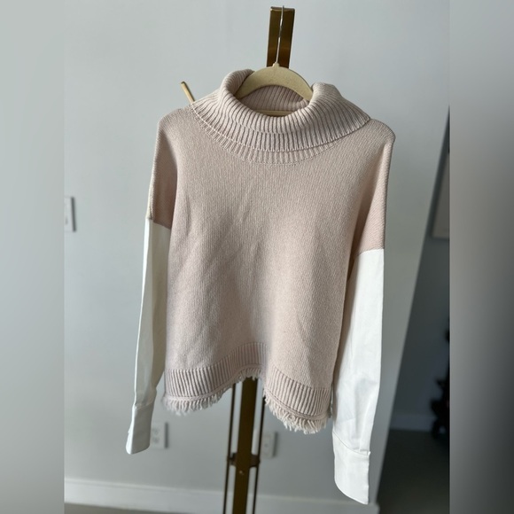 Mixed Media Turtleneck Sweater - Picture 6 of 15